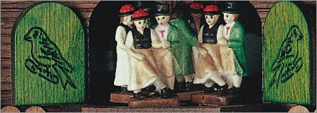 Schneider Black Forest 11" Musical Beer Drinker with Dancing Figurines German Cuckoo Clock - GermanGiftOutlet.com
 - 3