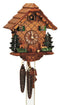Schneider 9" Black Forest Deer and Rabbit German Cuckoo Clock - GermanGiftOutlet.com
