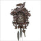 Schneider 14" 6 Leaves and 3 Birds Black Forest Honey Colored German Cuckoo Clock - GermanGiftOutlet.com
 - 1