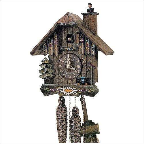 Schneider 8" Black Forest Chimney Sweep German Cuckoo Clock - GermanGiftOutlet.com
 - 1
