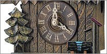 Schneider 8" Black Forest Chimney Sweep German Cuckoo Clock - GermanGiftOutlet.com
 - 3