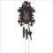 Schneider 11" Eight Leaves and Three Birds Black Forest Mahogany German Cuckoo Clock - GermanGiftOutlet.com
 - 1