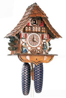Schneider 12" Black Forest Girl and Clock Peddler Eight Day Movement German Cuckoo Clock - GermanGiftOutlet.com
