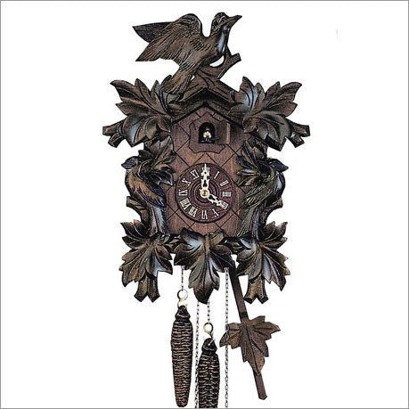 Schneider Black Forest 13" Three Birds Antique Eight Day Movement German Cuckoo Clock - GermanGiftOutlet.com
 - 1