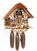 Schneider Black Forest 13" Musical Wood Chopper Eight Day Movement German Cuckoo Clock - GermanGiftOutlet.com
