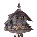Schneider Black Forest 23" Musical Wood Chopper House Eight Day Movement Natural German Cuckoo Clock - GermanGiftOutlet.com
