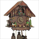 Schneider 13 Inch Wood Chopper and Beer Drinker Eight Day Musical German Cuckoo Clock - GermanGiftOutlet.com
 - 1