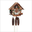 Schneider Black Forest 13" Musical Wood Chopper and Beer Drinker Eight Day German Cuckoo Clock - GermanGiftOutlet.com
