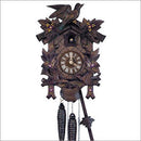 Schneider Black Forest 12" Musical Painted Flowers German Cuckoo Clock - GermanGiftOutlet.com

