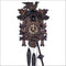 Schneider Black Forest 12" Musical Painted Flowers German Cuckoo Clock - GermanGiftOutlet.com
