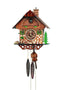 Schneider 11" Black Forest Wood Chopper with Pets German Cuckoo Clock - GermanGiftOutlet.com
