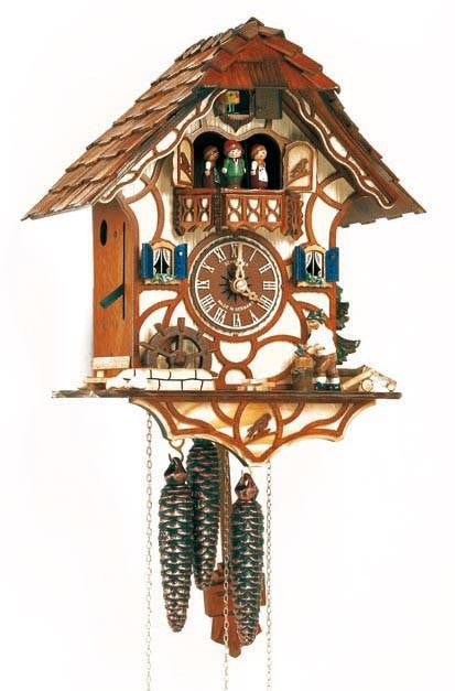Schneider Black Forest 13" Musical Wood Chopper German Cuckoo Clock - GermanGiftOutlet.com
