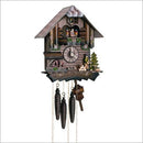 Schneider Black Forest 12" Musical Wood Chopper with Green Shirt German Cuckoo Clock - GermanGiftOutlet.com
 - 1