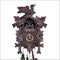 Schneider Black Forest 13" Musical Painted Flowers German Cuckoo Clock - GermanGiftOutlet.com
 - 1