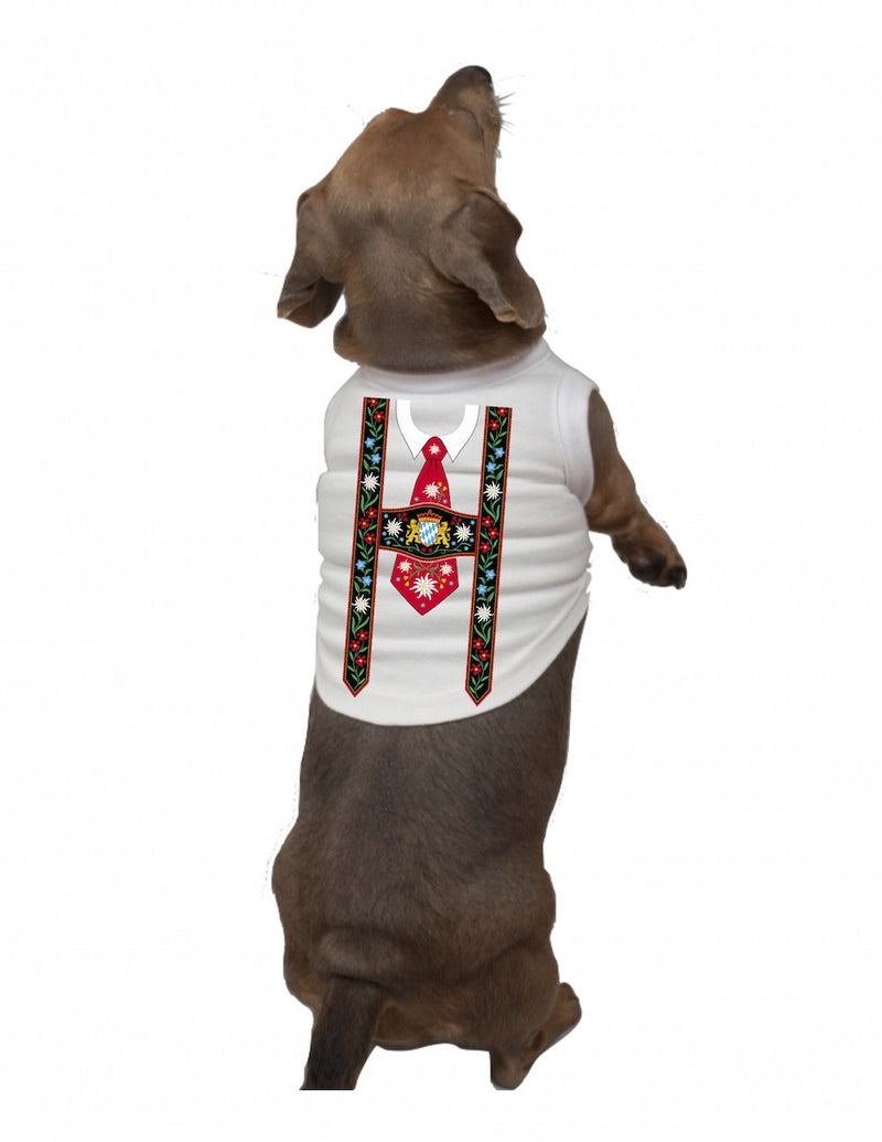 German Dog Tee Shirt: Lederhosen - GermanGiftOutlet.com
