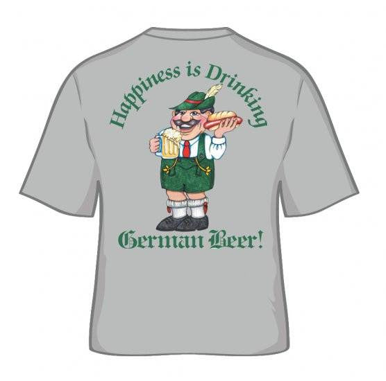 German T Shirt Drinking German Beer - GermanGiftOutlet.com
 - 1